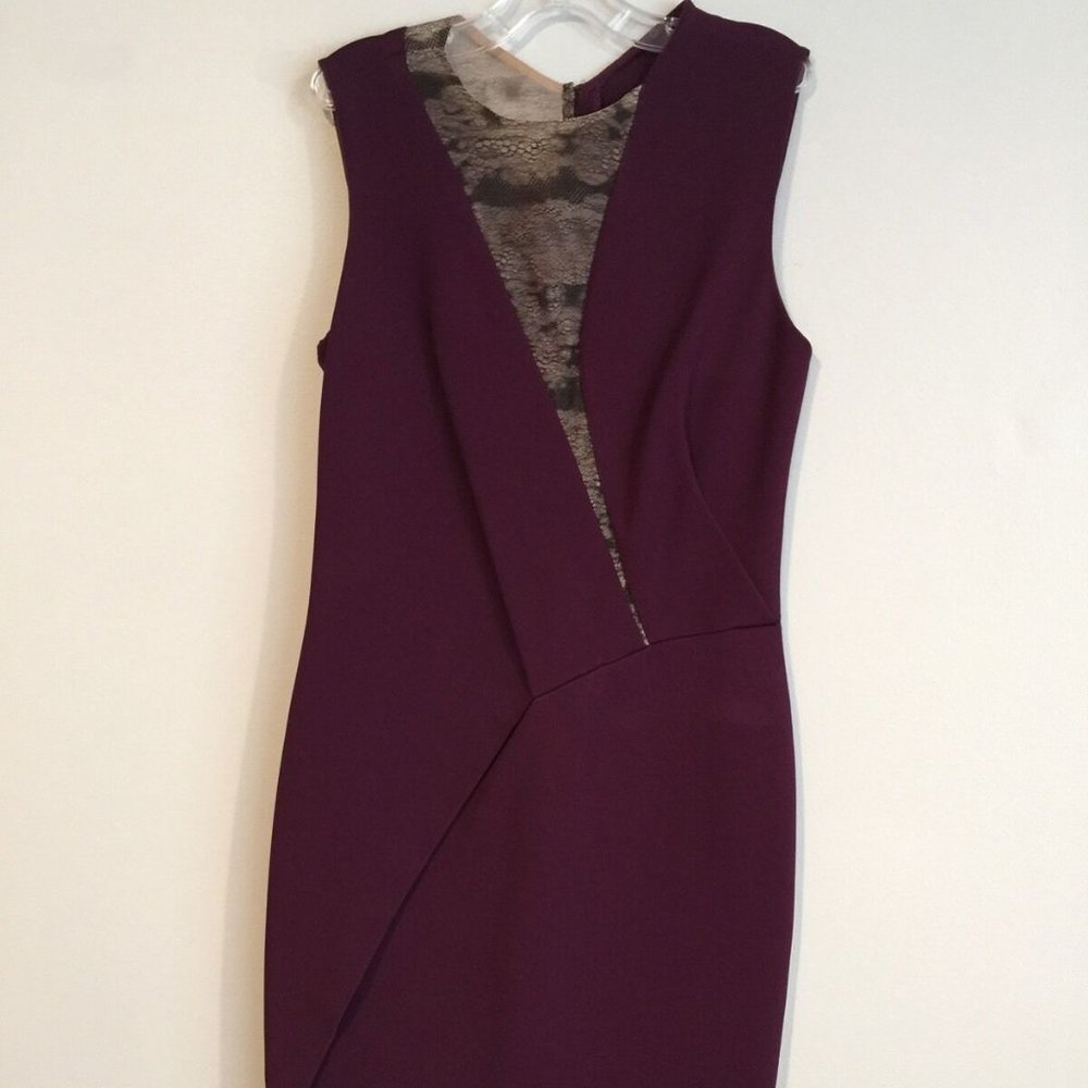 J. MENDEL** Burgundy Cocktail Dress $2895*US 2
